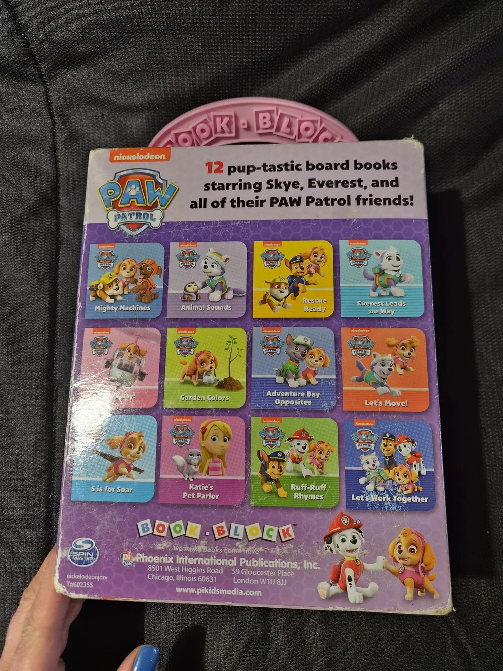 Paw Patrol Kids 12-Book Board Set - Purple